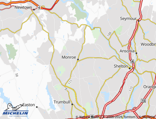 Carte MICHELIN Monroe - ViaMichelin