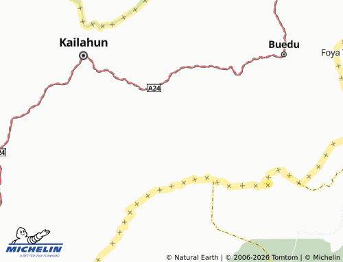 Mapa MICHELIN Nyandehun - ViaMichelin