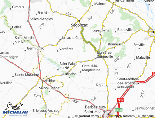 Mapa MICHELIN Le Château - ViaMichelin
