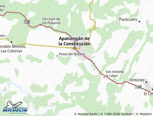MICHELIN Potrerillos map - ViaMichelin