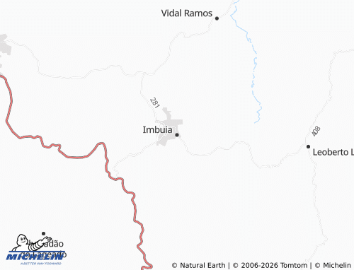 Mapa MICHELIN Imbuia - ViaMichelin