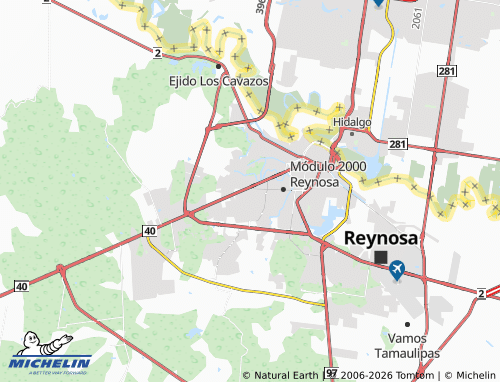 Mappa MICHELIN San Antonio - ViaMichelin