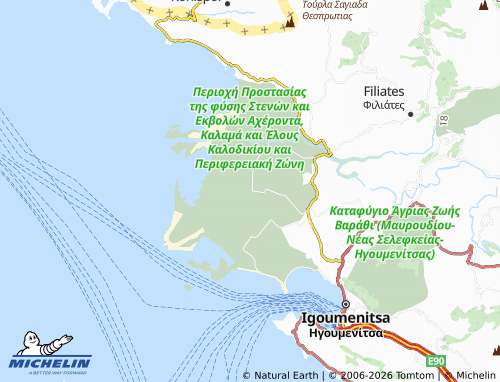 MICHELIN Kestrini map - ViaMichelin