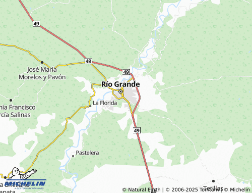 MICHELIN La Unidad Deportiva map - ViaMichelin