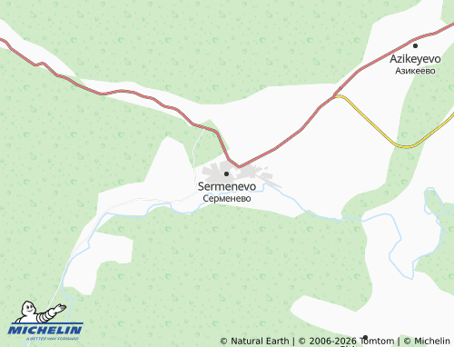 MICHELIN-Landkarte Sermenevo - ViaMichelin