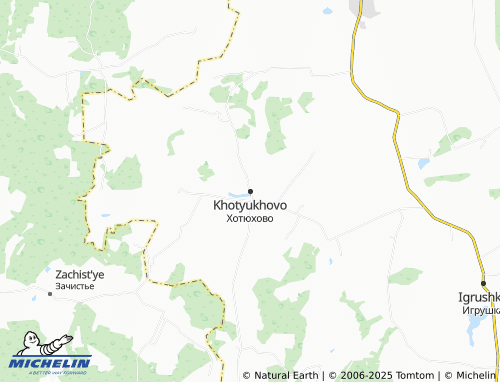 MICHELIN Khotyukhovo map - ViaMichelin