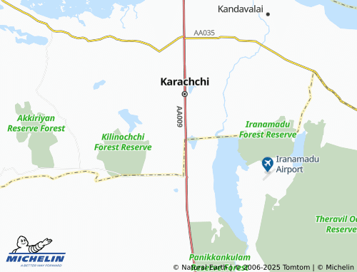 MICHELIN Barathipuram map - ViaMichelin