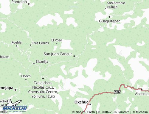 Carte MICHELIN Cancuc Arriba - ViaMichelin