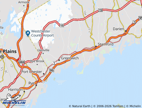 Carte MICHELIN Cos Cob - ViaMichelin