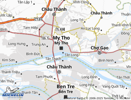 MICHELIN Phường 3 map - ViaMichelin
