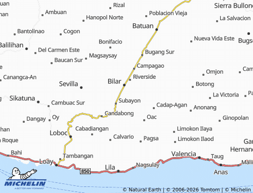 MICHELIN Yanaya map - ViaMichelin