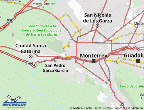 Mappa MICHELIN La Escondida - ViaMichelin