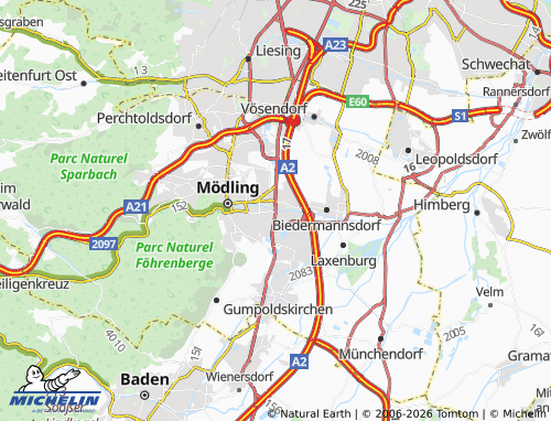 MICHELIN Wiener Neudorf map - ViaMichelin