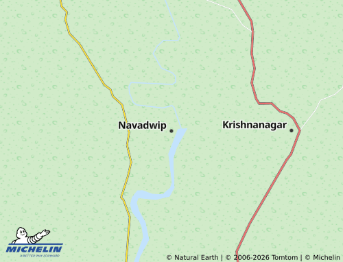Mappa MICHELIN Navadwip - ViaMichelin