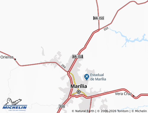Mapa MICHELIN Parque das Primaveras - ViaMichelin