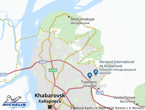 MICHELIN-Landkarte Berezovka - ViaMichelin