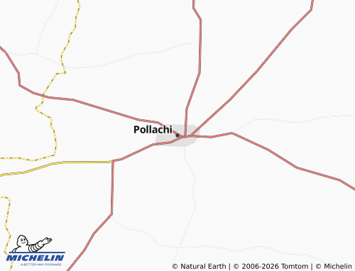 MICHELIN Pollachi map - ViaMichelin