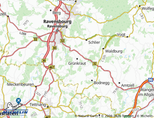 Mapa MICHELIN Grünkraut - ViaMichelin