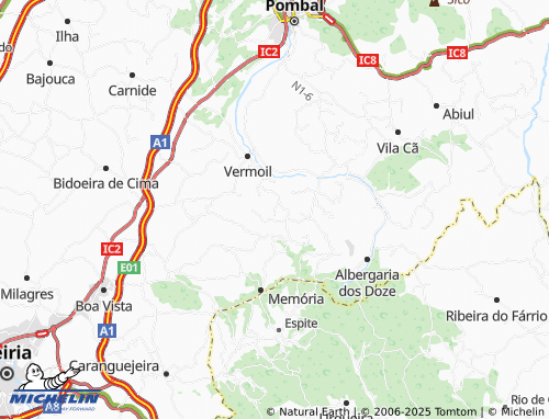 Kaart MICHELIN Rossadas - ViaMichelin