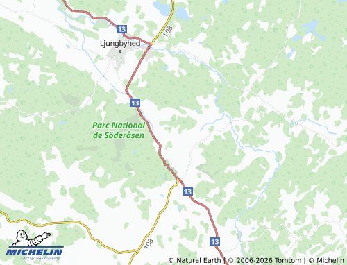 Mapa MICHELIN Skäralid - ViaMichelin