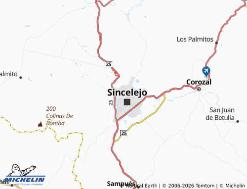 Carte MICHELIN Punto Norte - ViaMichelin