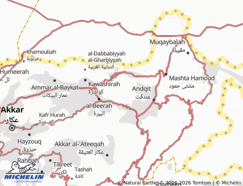 Mapa MICHELIN al-Burdah - ViaMichelin