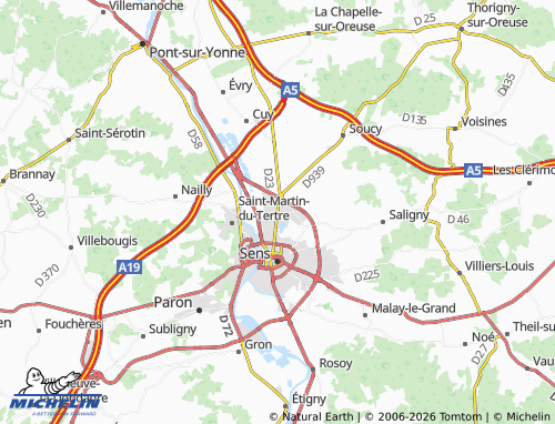 Mapa MICHELIN Saint-Clément - ViaMichelin