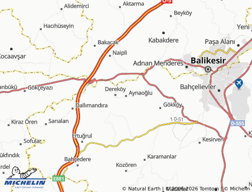 Mappa MICHELIN Aynaoğlu - ViaMichelin