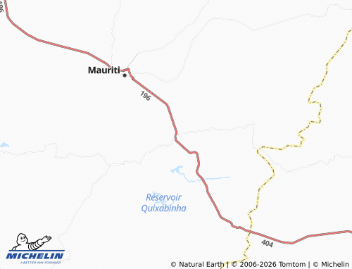 MICHELIN Umburanas map - ViaMichelin