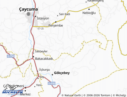 MICHELIN Başat map - ViaMichelin