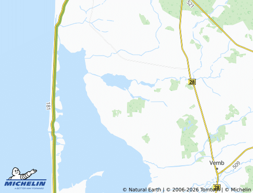 Mappa MICHELIN Nees Kirkeby - ViaMichelin