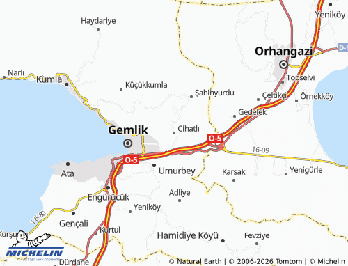 MICHELIN Cihatlı map - ViaMichelin