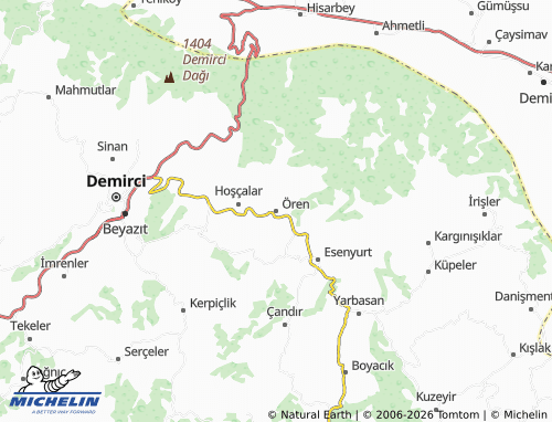 Mappa MICHELIN Ören - ViaMichelin