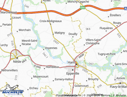Mapa MICHELIN Sancourt - ViaMichelin