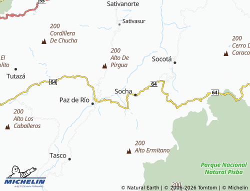 MICHELIN-Landkarte Poso - ViaMichelin