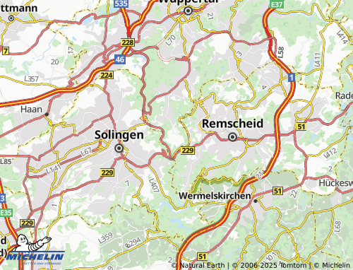 MICHELIN Sudberg map - ViaMichelin