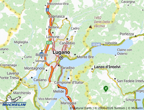 Mappa MICHELIN Aldesago - ViaMichelin