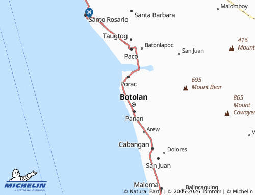 Mappa MICHELIN Binuclutan - ViaMichelin