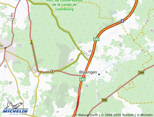 MICHELIN An der Horst map - ViaMichelin