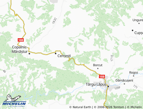 Mappa MICHELIN Brebeni - ViaMichelin