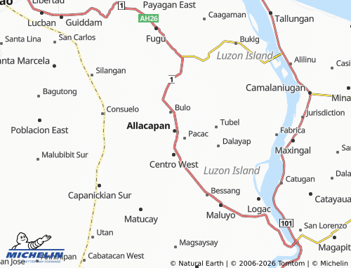 MICHELIN Daan-Ili map - ViaMichelin