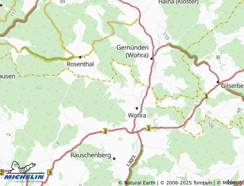 MICHELIN Langendorf map - ViaMichelin