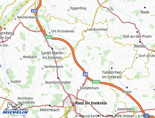 MICHELIN Murau map - ViaMichelin