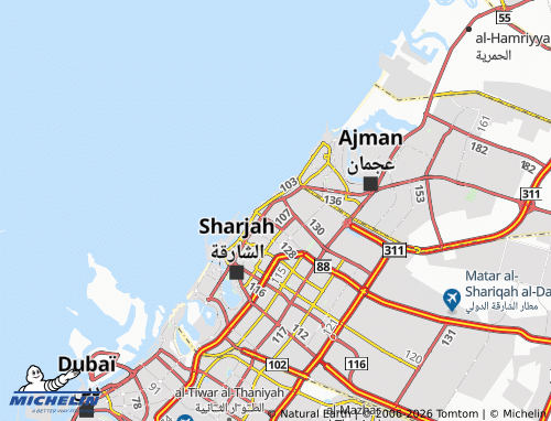 Carte MICHELIN Sharqan - ViaMichelin