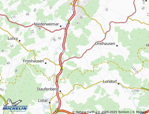 MICHELIN-Landkarte Erbenhausen - ViaMichelin