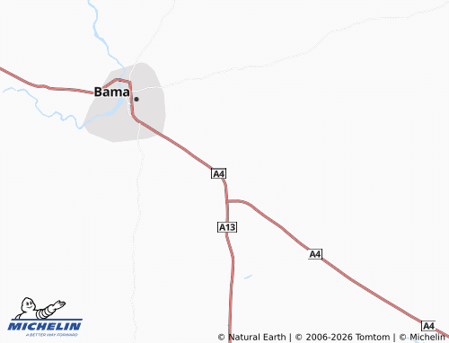 MICHELIN Ngurosoye map - ViaMichelin