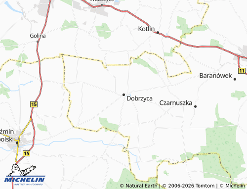 Carte MICHELIN Dobrzyca - ViaMichelin