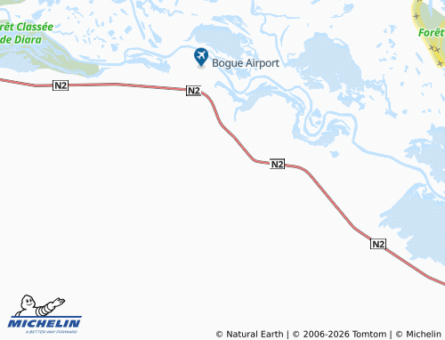MICHELIN Diéri Douga map - ViaMichelin