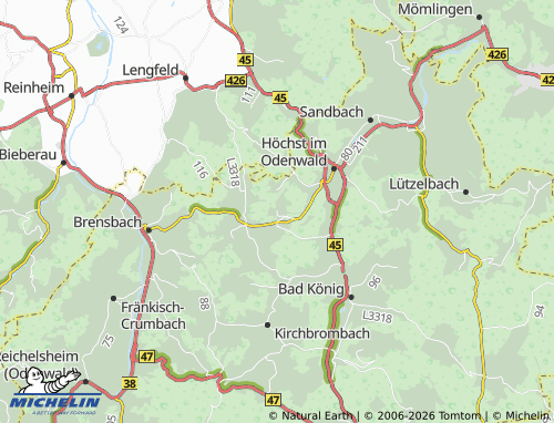 MICHELIN Annelsbach map - ViaMichelin