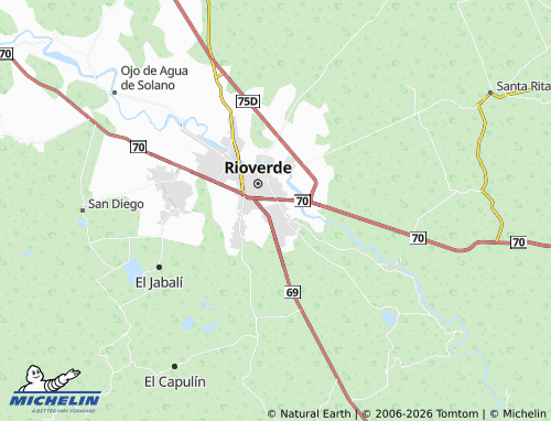 Mapa MICHELIN Los Sauces - ViaMichelin